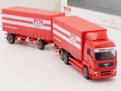 Herpa SoMo MAN Hängerzug TCH TruckTrailerRental LKW 1:87 NEU OVP 