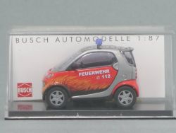 Busch 48938 Smart Fortwo Feuerwehr Modellauto 1:87 NEU! OVP ST 