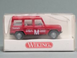 Wiking Mercedes G-Klasse Feuerwehr Flughafen München NEU! OVP 