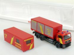 Wiking 6250343 MAN TGA Feuerwehr-Set Katastrophenschutz NEU! OVP 