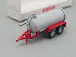 Wiking 3820117 Vakuumfaßwagen Anhänger grau rot 1:87 NEU! OVP 