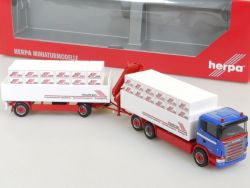 Herpa 151900 Scania M 04 Riwatrans Baustoff-Hängerzug HZ NEU OVP 