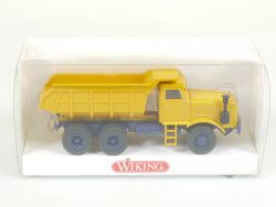 Wiking 8663933 Kaelble Muldenkipper Kipper LKW gelb 1:87 NEU! OVP ST 