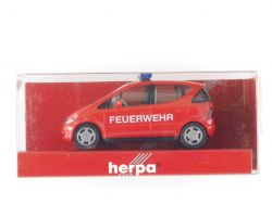 Herpa 044981 MB Mercedes A-Klasse 168 Feuerwehr 1:87 NEU! OVP 