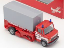 Herpa 046763 MB T2 Vario Niederflurhubwagen Feuerwehr Bremen OVP SG 