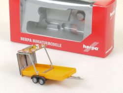 Herpa 052368 Verkehrssicherungsanghänger Anhänger NEU! OVP 