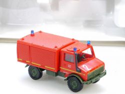 Roco 785 Unimog 1300 Feuerwehr Feuerlösch-Kfz TLF 1000 Meppen OVP SG 