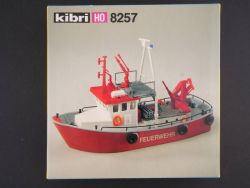 Kibri 8257 Feuerlöschboot Feuerwehr Bausatz 1:87 H0 ungebaut! OVP 