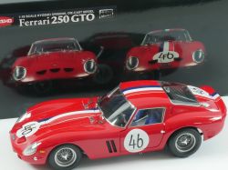 Kyosho Ferrari 250 GTO #46 Noblet Nürburgring 1963 Hi-End Mo wie NEU! OVP EB 