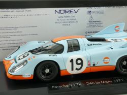 Norev 187580D Porsche 917K Gulf Altwood 24h Le Mans 1971 wie NEU! OVP SG EB 