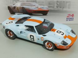 Spark 18LM68 Ford GT 40 #9 Gulf 24h Le Mans Winner 1968 OVP EB 