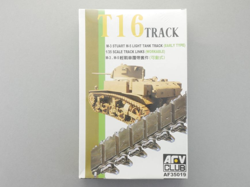 Afv Af T16 Tank Tracks Accessory M 3 Stuart 1 35 Sealed Boxed 1609 04 79 Ebay